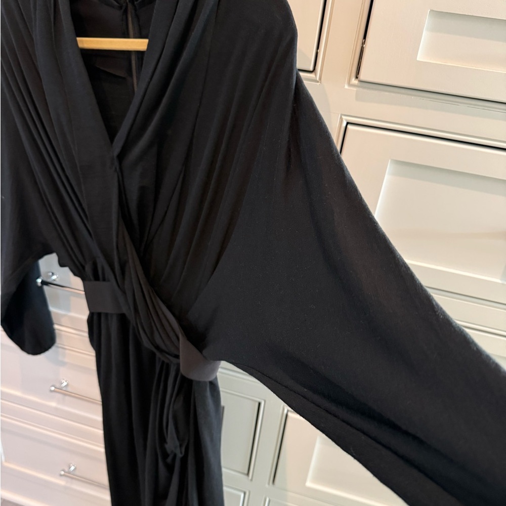 Lanvin Black unique Wrap style dress, Vintage and fabulous classic - Picture 7 of 8